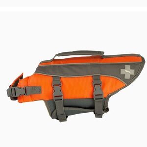 Top Paw Orange Reflective Adjustable Dog Life Jacket Size M (30-55 lbs)NWOT